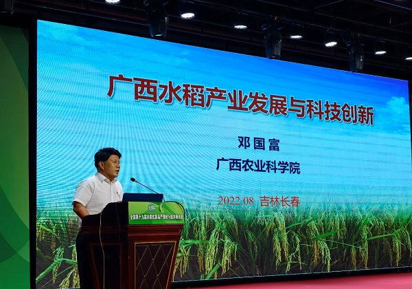 开元gaming党组书记、院长邓国富带队参加全国第十九届水稻优质高产理论与技术研讨会
